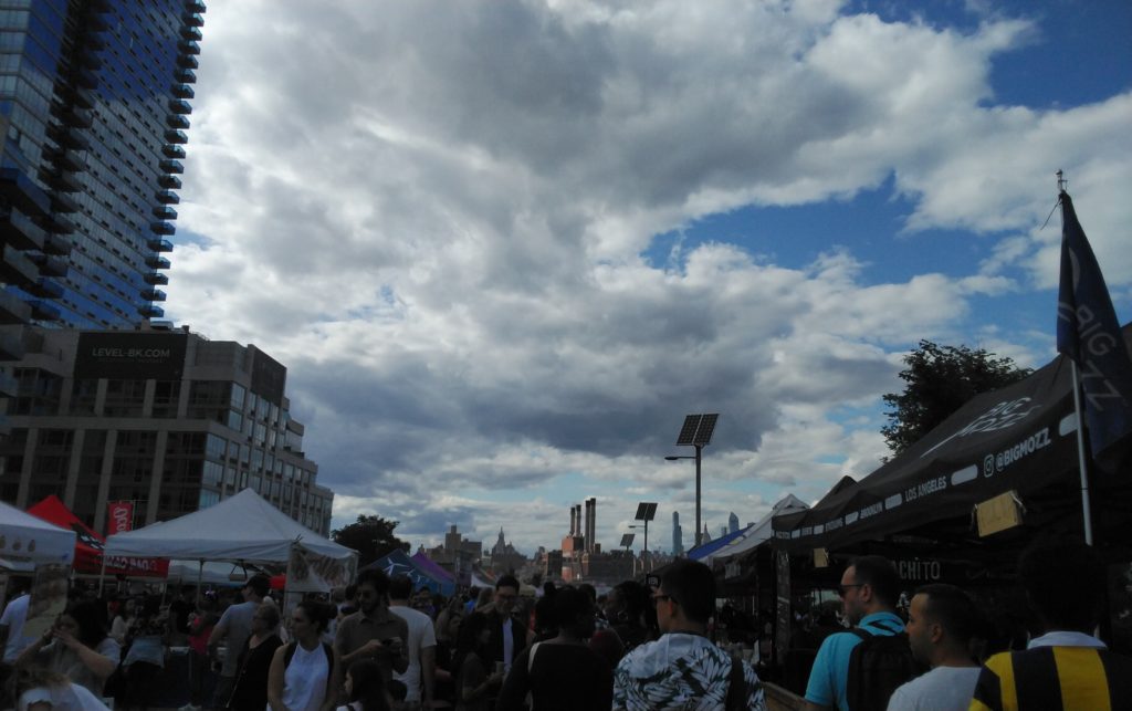 ニューヨークのブルックリンのフリマ